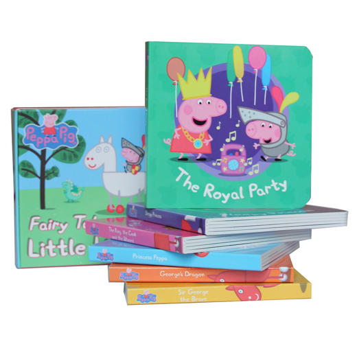 英文原版Peppa Pig：Fairy Tale little Library粉红猪小妹纸板书 商品图1