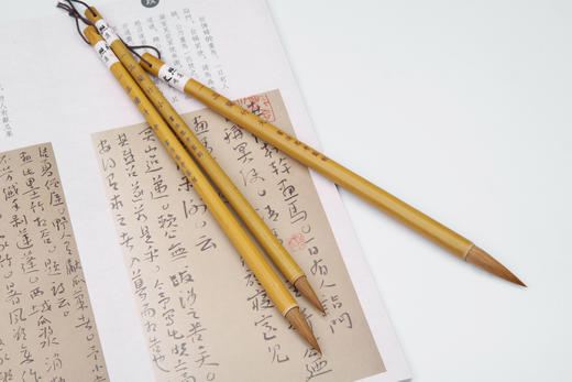 【王羲之版】文港原产一品小楷中楷狼毫毛笔三支装 商品图0