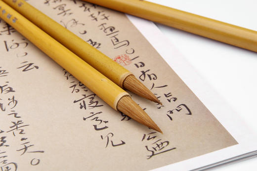 【王羲之版】文港原产一品小楷中楷狼毫毛笔三支装 商品图1