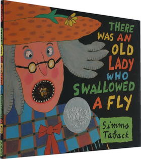 【凯迪克银奖】There Was An Old Lady Who Swallowed A Fly精装赠送音频