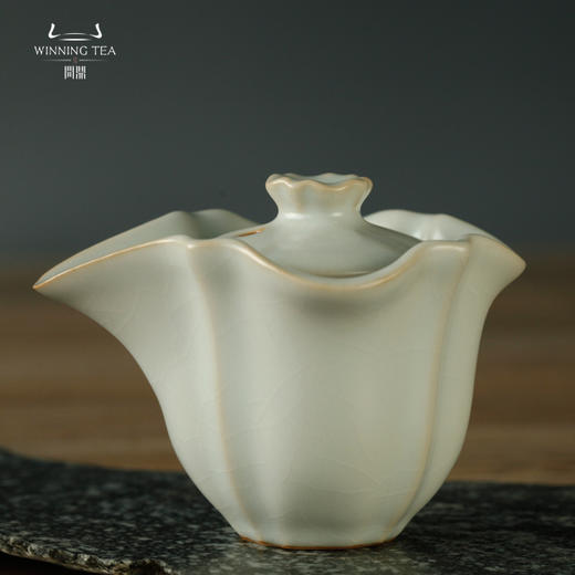 问鼎汝瓷收藏款月白银杏禅泡（缺货） 商品图1