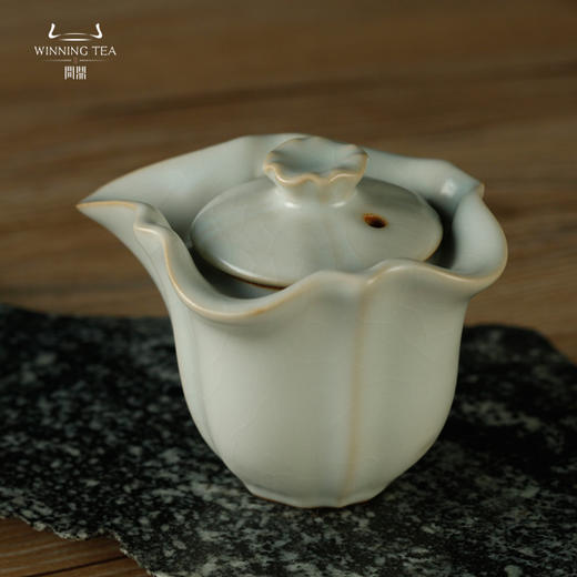 问鼎汝瓷收藏款月白银杏禅泡（缺货） 商品图0