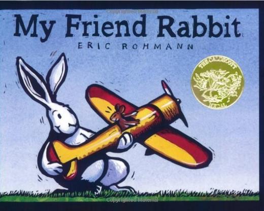 【凯迪克金奖】英文原版My Friend Rabbit我的兔子朋友凯迪克大奖3-6岁儿童读物赠送音频 商品图0