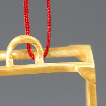 北京仓｜Kiss the Frog-Suitcase-走遍世界的旅行箱 项链（金色）［希腊设计师］ 商品图1