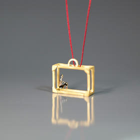 北京仓｜Kiss the Frog-Prince in Suitcase-我在等你去旅行 项链［希腊设计师］