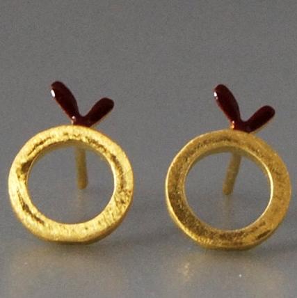 北京仓｜Kiss the Frog-爱的同心圆 耳钉（微瑕）［希腊设计师］ 商品图2