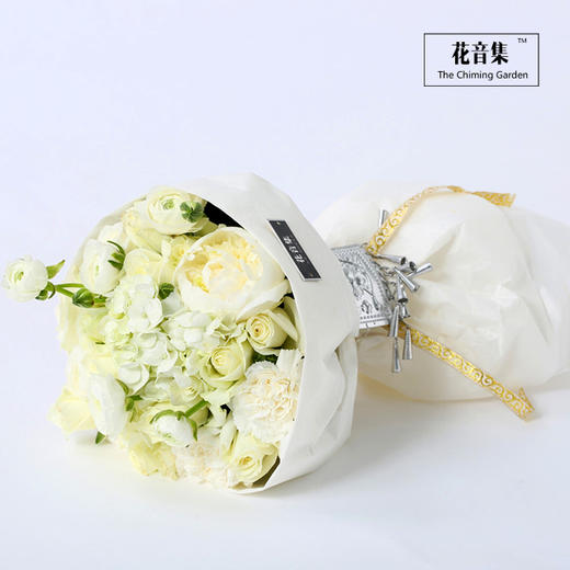 国风花礼花腰新娘《芍药白》 商品图2