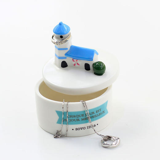 【为思礼 森活SOVO】陶瓷微景首饰盒 创意家居品味生活 情人节时尚七夕礼物 商品图2