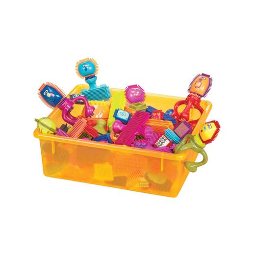 美国比乐b.toys 儿童盘装积木玩具(鬃毛拼插积木)