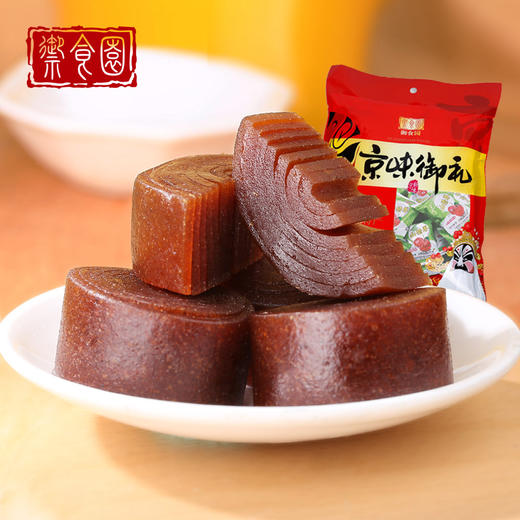 零食铺子 御食园山楂卷500g/袋 新鲜山楂果丹皮山楂片 开胃零食 商品图0