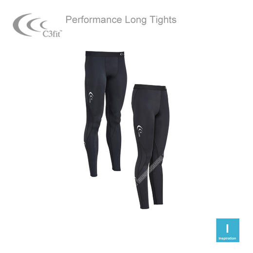 日本C3fit PERFORMACE LONG TIGHTS压缩裤 商品图0