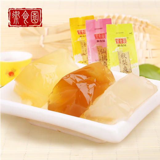 零食铺子 御食园大果冻500g 果肉布丁水果果冻爽混合口味 休闲零食 商品图0
