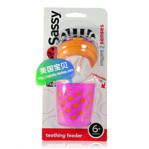 美国Sassy新鲜食物咬咬袋/牙胶替代 配盖不含BPA  出牙须备 商品图5