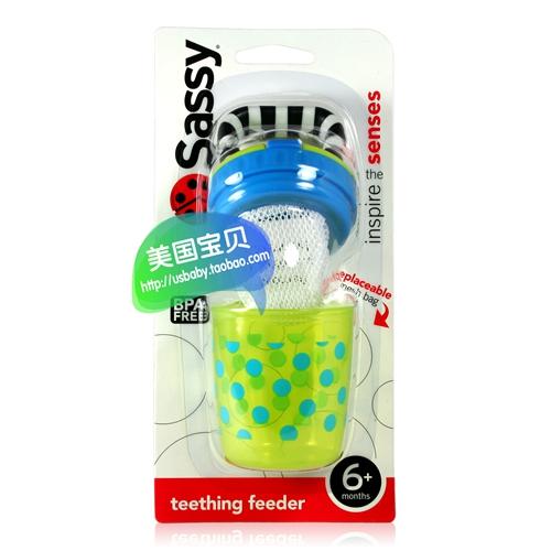 美国Sassy新鲜食物咬咬袋/牙胶替代 配盖不含BPA  出牙须备 商品图1