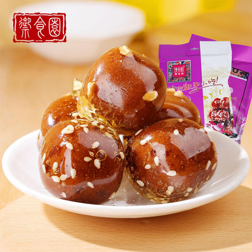 京味商店 御食园 老北京冰糖葫芦500g/袋 （芝麻、花生、松仁、腰果、杏仁、榛子、原味，多种口味选择） 商品图0