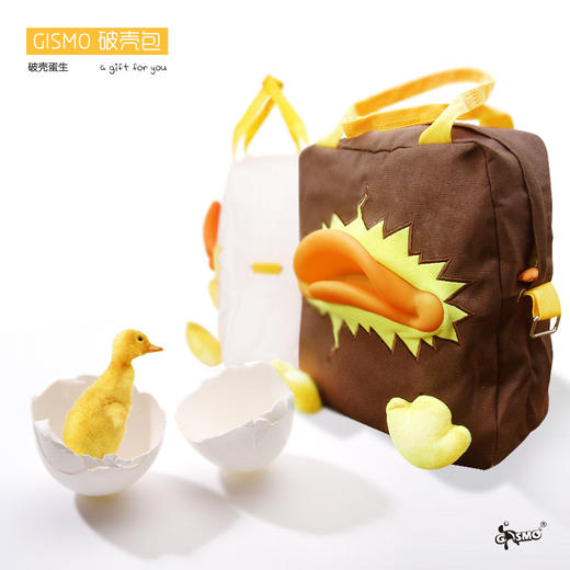 【为思礼 Gismo】鸭嘴包系列 多用包 单肩舒服棉 帆布挎包 礼物包包 商品图6