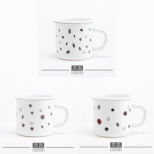 【为思礼】 加厚搪瓷杯 品牌全系列 创意时尚 品味生活  礼物杯 商品图6