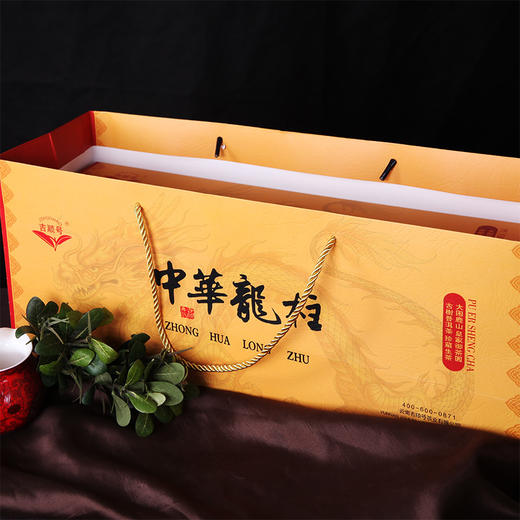 吉顺号 中华龙柱 大困鹿山大树茶3000g高大上的茶礼 商品图2