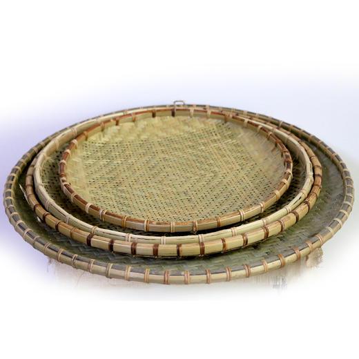 农村手工编制笸箩！晾晒专用 多规格可选 商品图0