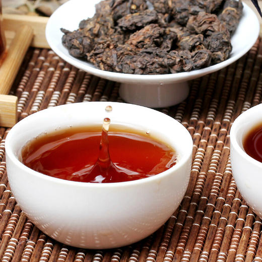 汉合茶业 2010年老茶头 十四年云南勐海普洱茶熟茶500g 商品图3