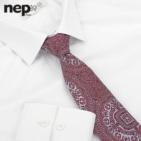 男士条纹棉涤混纺英式衬衫