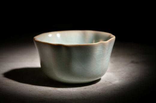 问鼎汝瓷收藏款天青大菩提杯（老釉） 商品图1