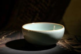 问鼎汝瓷天青收藏款平口杯（缺货）