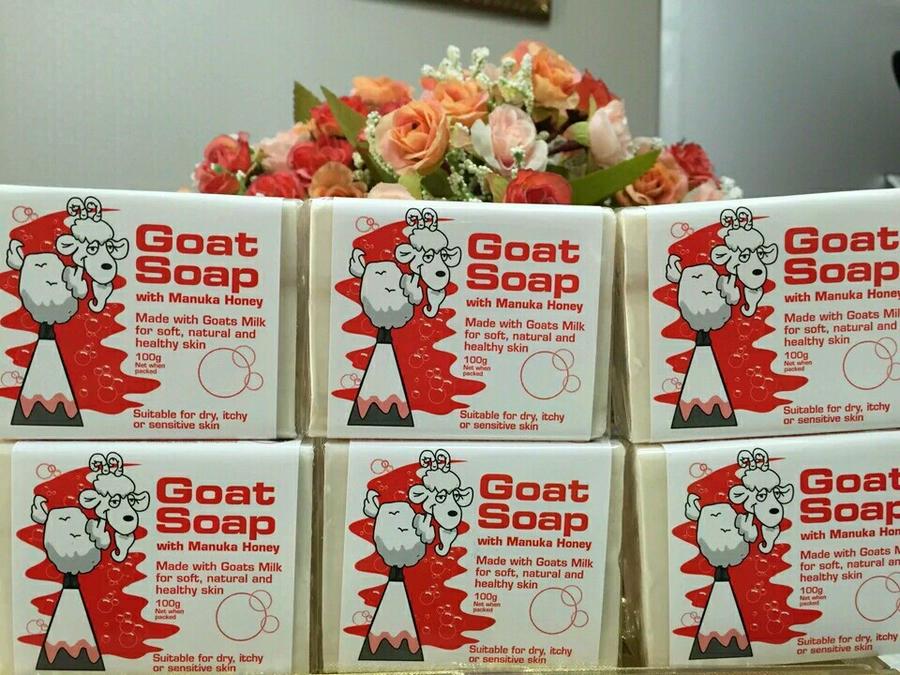 goat soap纯天然蜂蜜羊奶皂100g