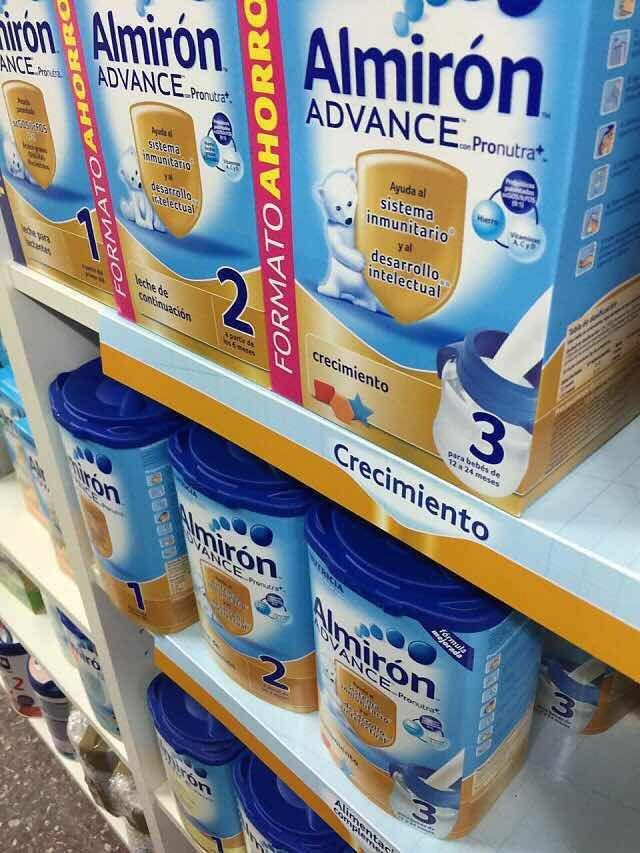 【西班牙直邮】【6罐包邮起售】almiron阿尔米龙牛栏婴儿奶粉2段800g
