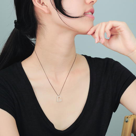 现货 Kiss the Frog－爱的小窗 项链（银色）［希腊设计师］ 商品图2