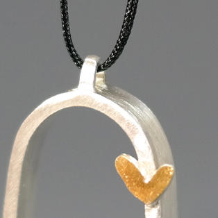 现货 Kiss the Frog－爱的小窗 项链（银色）［希腊设计师］ 商品图1