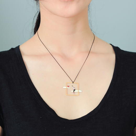 北京仓｜Kiss the Frog－爱情在云端 项链［希腊设计师］  商品图1