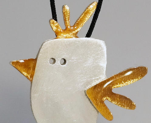 现货 Kiss the Frog－爱的侍卫嘟嘟 项链［希腊设计师］ 商品图1