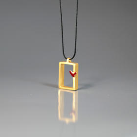 北京仓｜Kiss the Frog-Window-爱的时间窗 项链 （金色）［希腊设计师］