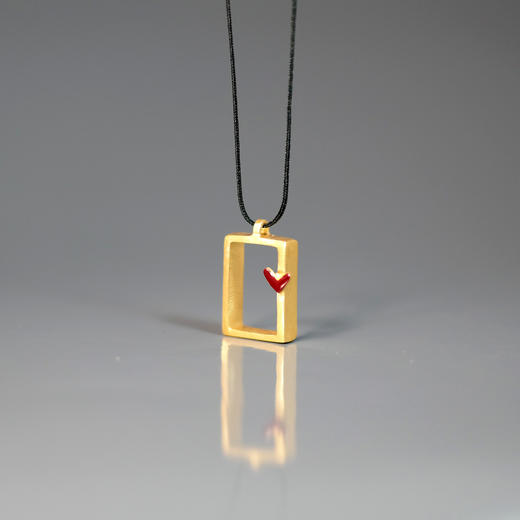 北京仓｜Kiss the Frog-Window-爱的时间窗 项链 （金色）［希腊设计师］ 商品图0