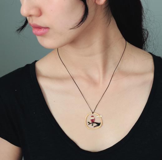 北京仓｜Kiss the Frog－爱的观察员猫头鹰 项链 ［希腊设计师］ 商品图2