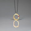 北京仓｜Kiss the Frog-Circle-爱的同心圆 项链（金色）［希腊设计师］ 商品缩略图0