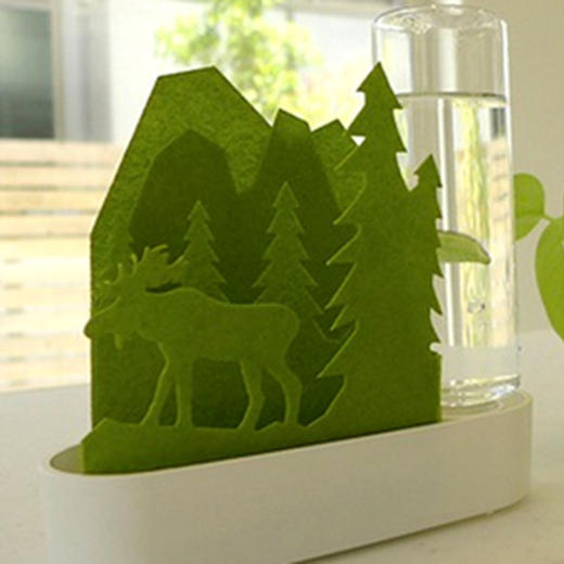 【为思礼】自然蒸发加湿器  无电 桌面办公室礼物 自备储水瓶 商品图0