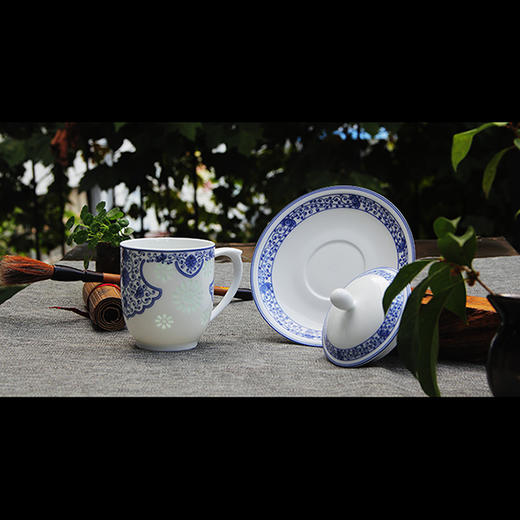 景德镇陶瓷 国瓷红叶 如意杯碟 商品图10