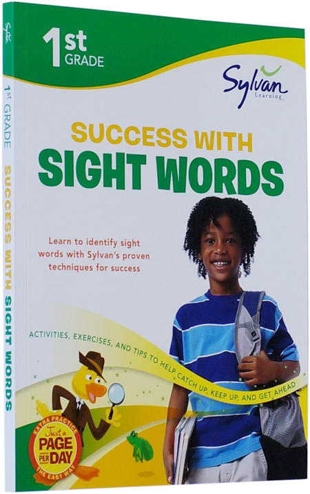 first grade success with sight words (sylvan workbooks)