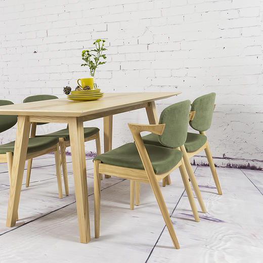 艾迪玛仕 | 餐椅CH9267R北欧实木+布艺（运费咨询客服） 商品图5
