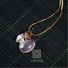 天然粉晶福袋镶嵌吊坠女款 送礼佳品 商品缩略图4