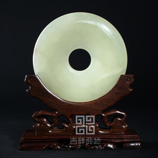 巴基斯坦玉平安扣摆件 乔迁新居家居办公室吉祥物 商品图3