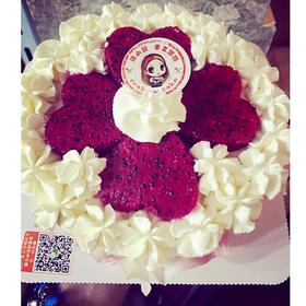 玫瑰戚风蛋糕|（水果可选择）