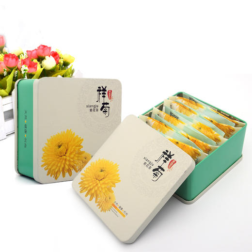 朵云清祥菊礼盒装20朵 有机认证 一朵一杯 大朵菊花茶 商品图3