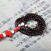 吉祥天地 天然水晶酒红石榴石手链 南红配珠女款多圈 商品缩略图4