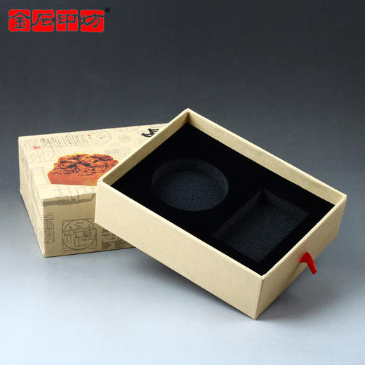 金石印坊“中国印”抽屉式牛皮纸 篆刻印章礼品盒四种内糟供选 商品图2