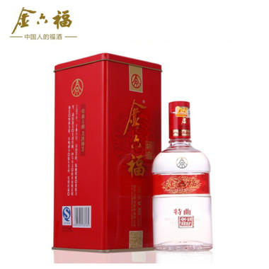 【12年老酒金六福】 红特曲 五粮液出品 52度特价白酒喜酒 商品图0