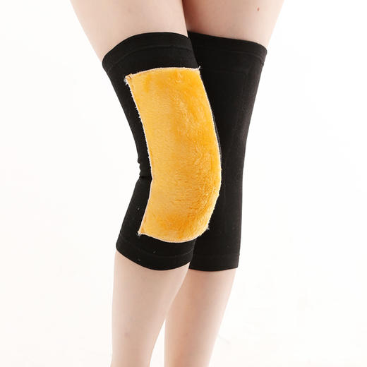 秋冬季 高档 黄金绒护膝 保暖中老年男女加厚骑车护膝包邮 商品图2