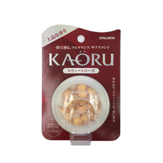 日本KAORU香体糖20粒玫瑰精油胶囊香体丸 改善体味 商品图4